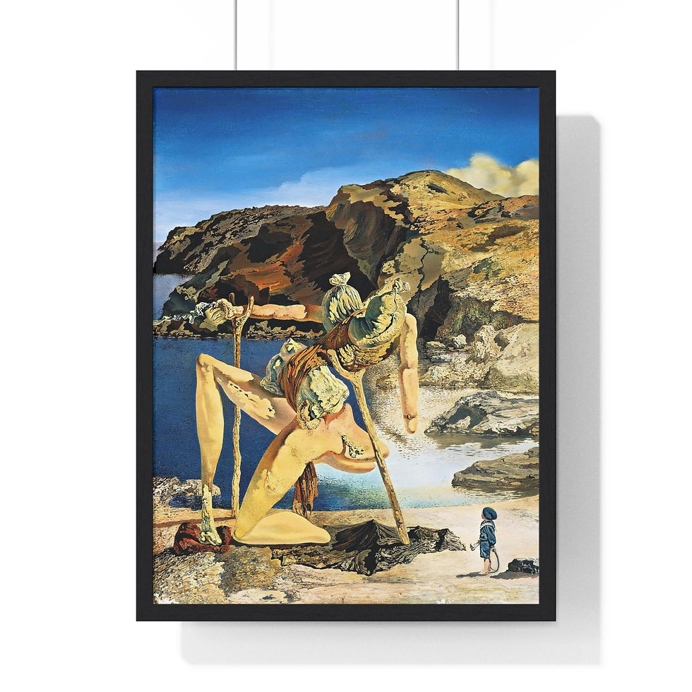 Miniaturebillede: Salvador Dali, The Ghost of Sexual Attractiveness, 1934,  Surrealism, Salvador