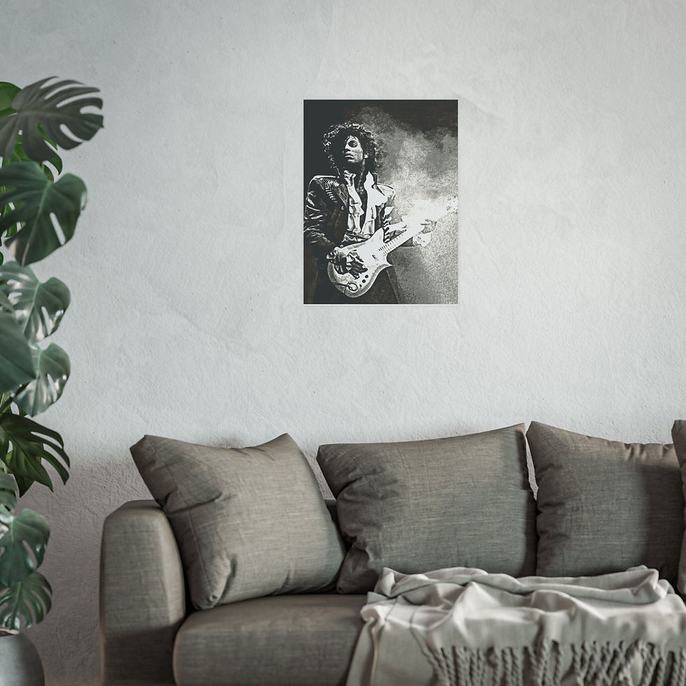 Miniaturbild: Prince, Rogers Nelson, Prince Print, Pop, R&B, Funk, Music Lover Gift, Musician