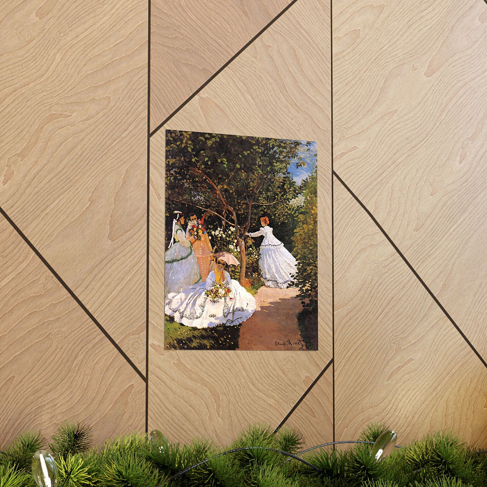 Miniatyrbilde: Claude Monet Women in the Garden