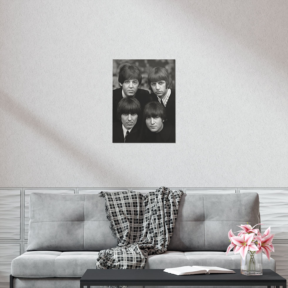 Miniature : The Beatles Poster, George Harrison, John Lennon, Paul McCartney, Ringo Starr