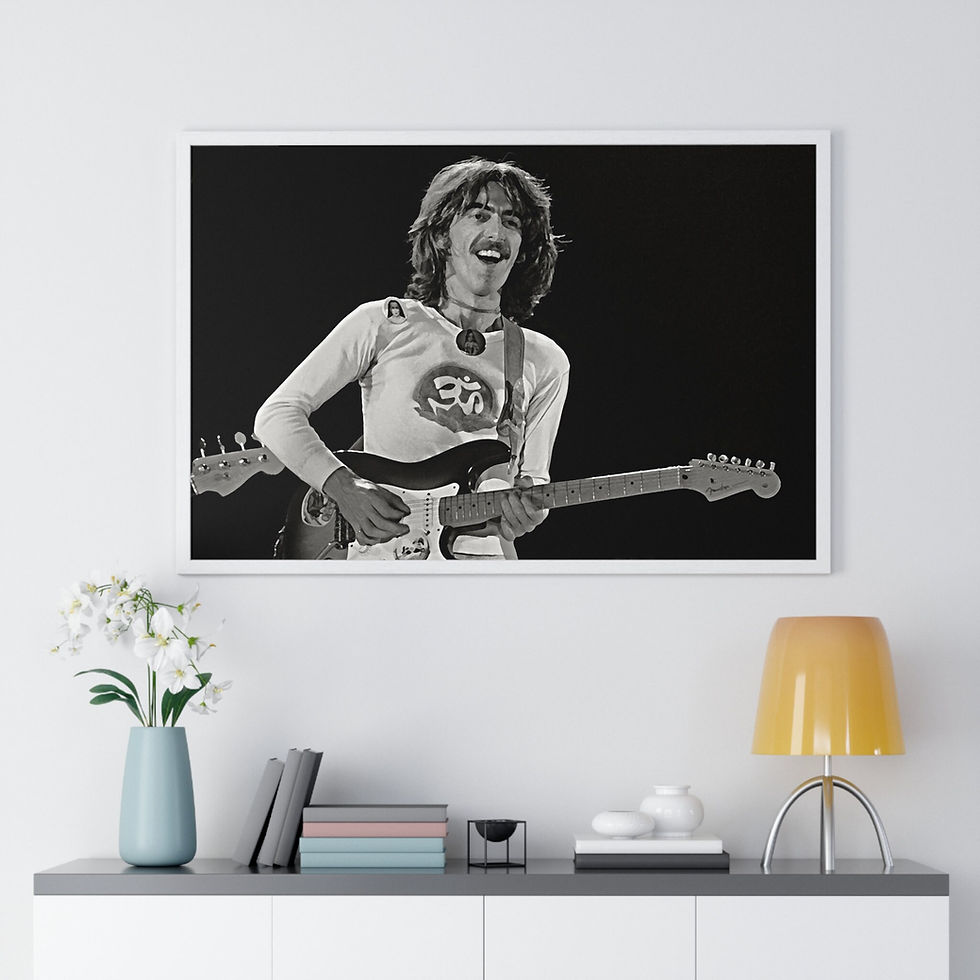 Miniature : George Harrison in 1974, My Sweet Lord, George Harrison Gift, Rock Legend