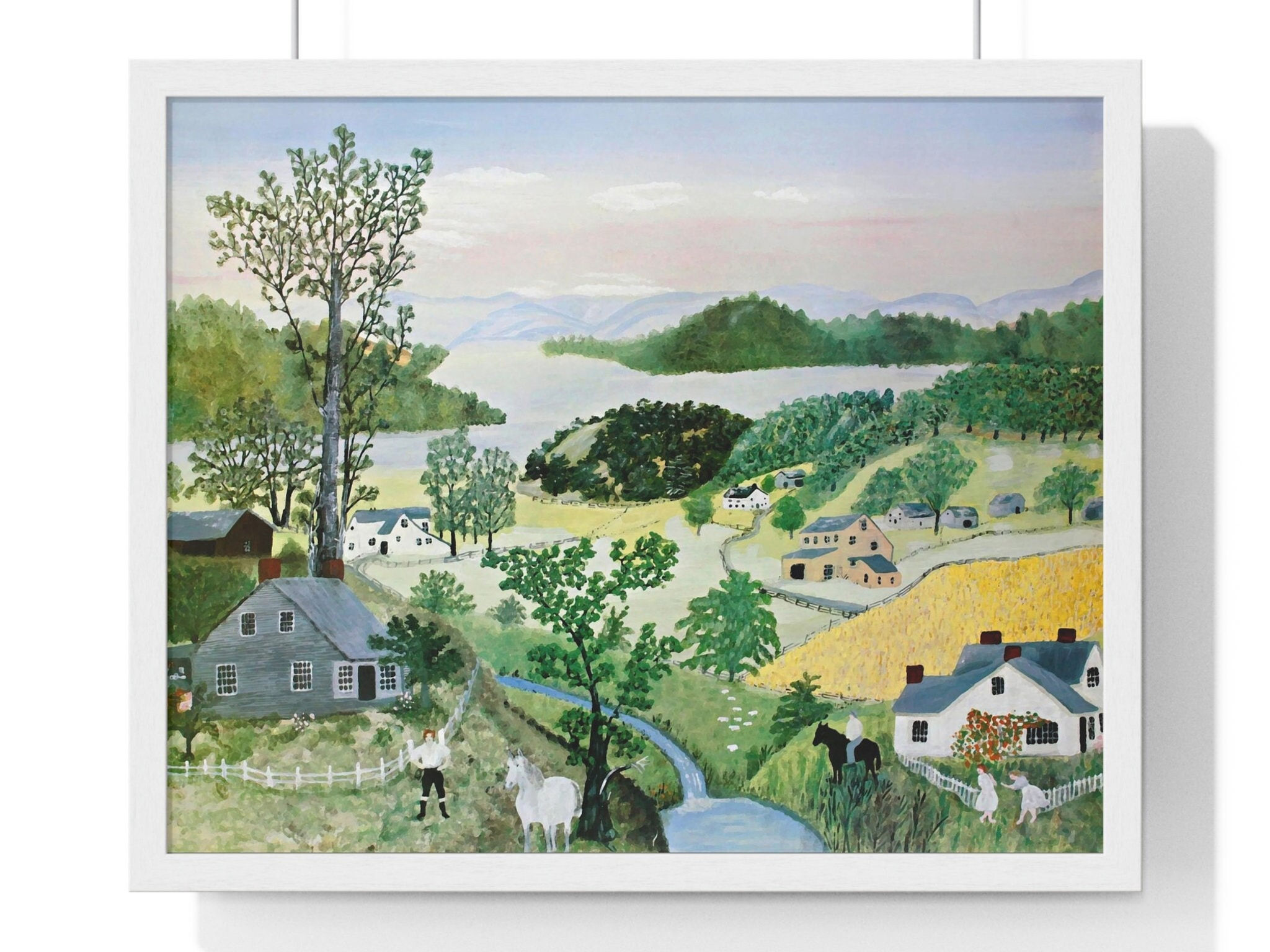 Anna Mary Robertson Grandma Moses A Beautiful World 1948 Art Print Neo-Classical