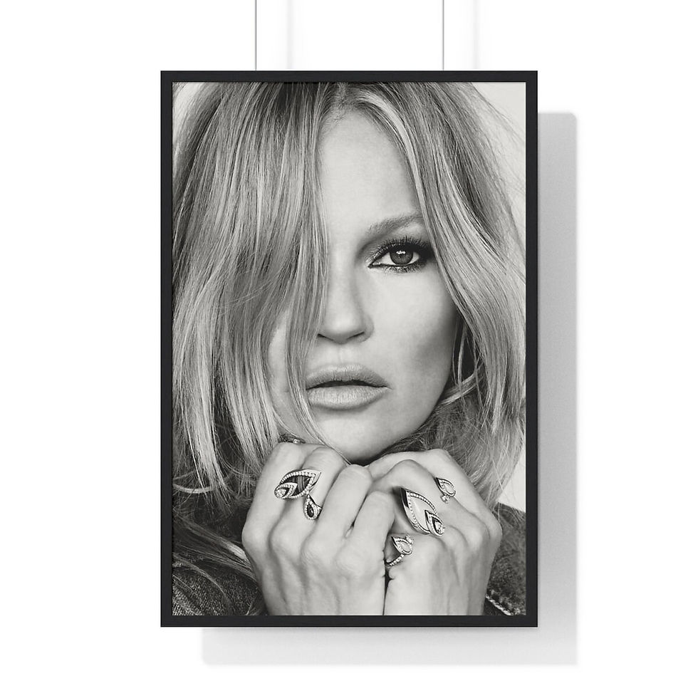 Miniaturbild: Kate Moss Poster, British Supermodel, Model Fashion, Katherine Ann Moss, Heroin