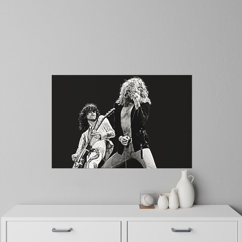 Miniatura: Jimmy Page, Robert Plant, Led Zeppelin Performance, Hard Rock, Jimmy Page