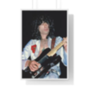 Jimmy Page on Stage, White Poppy Suit Royale, Led Zeppelin, Hard Rock, Jimmy