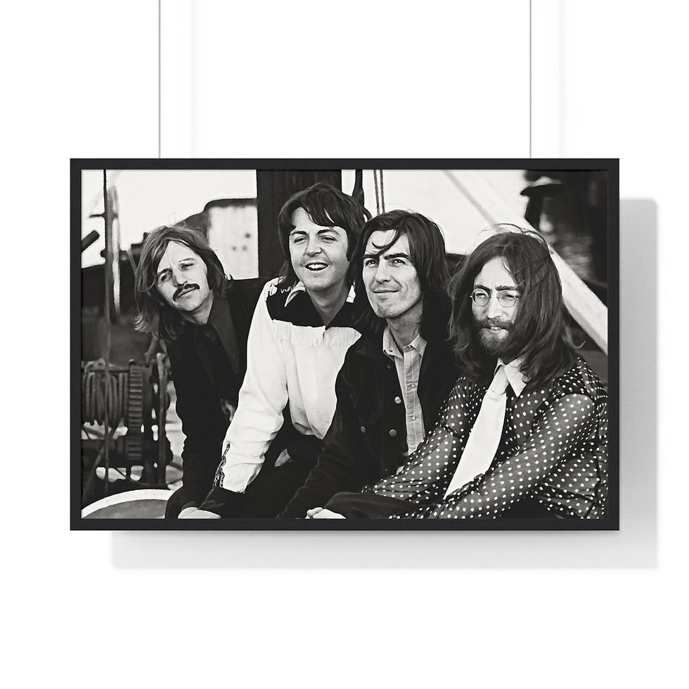Miniature : Beatles, Ringo Starr, Paul McCartney, George Harrison, John Lennon, 1969