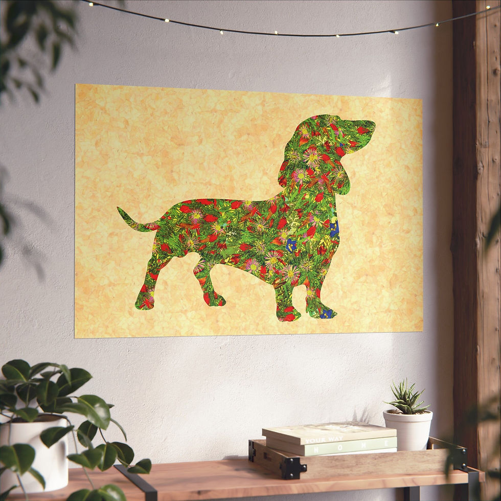 Thumbnail: Dachshund, Dog Lover Gift, Dachshund Print, Gift for Her, Dachshund Poster, Dog