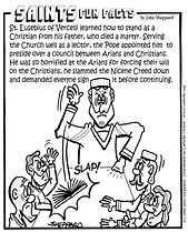 St. Eusebius of Vercelli colouring page preview.JPG