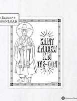 St. Andrew Kim Tae-Gon colouring page preview.JPG