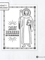 St. Bernard of Clairvaux colouring page preview.JPG