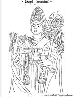 St. Januarius colouring page preview.JPG
