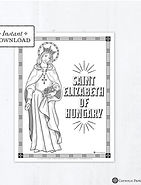 St. Elizabeth of Hungary colouring sheet preview.JPG