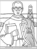 St. Maximilian Kolbe colouring page preview.JPG