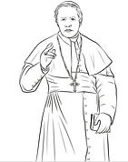 St. Piux X colouring page preview.JPG