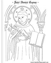 St. Dominic Guzman colouring page preview.JPG