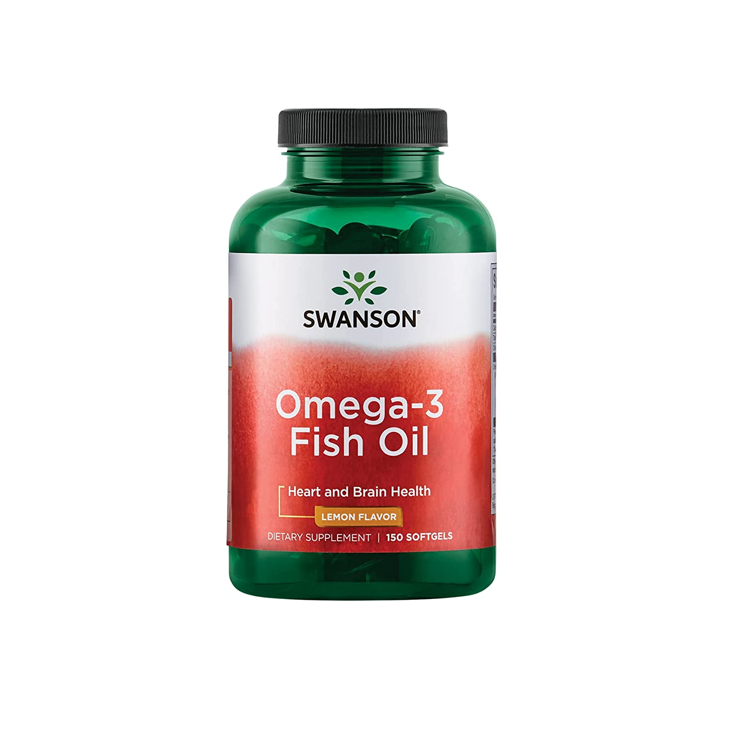 SWANSON LEMON FLAVOURED FISH OIL 1000MG X150 CAPSULES