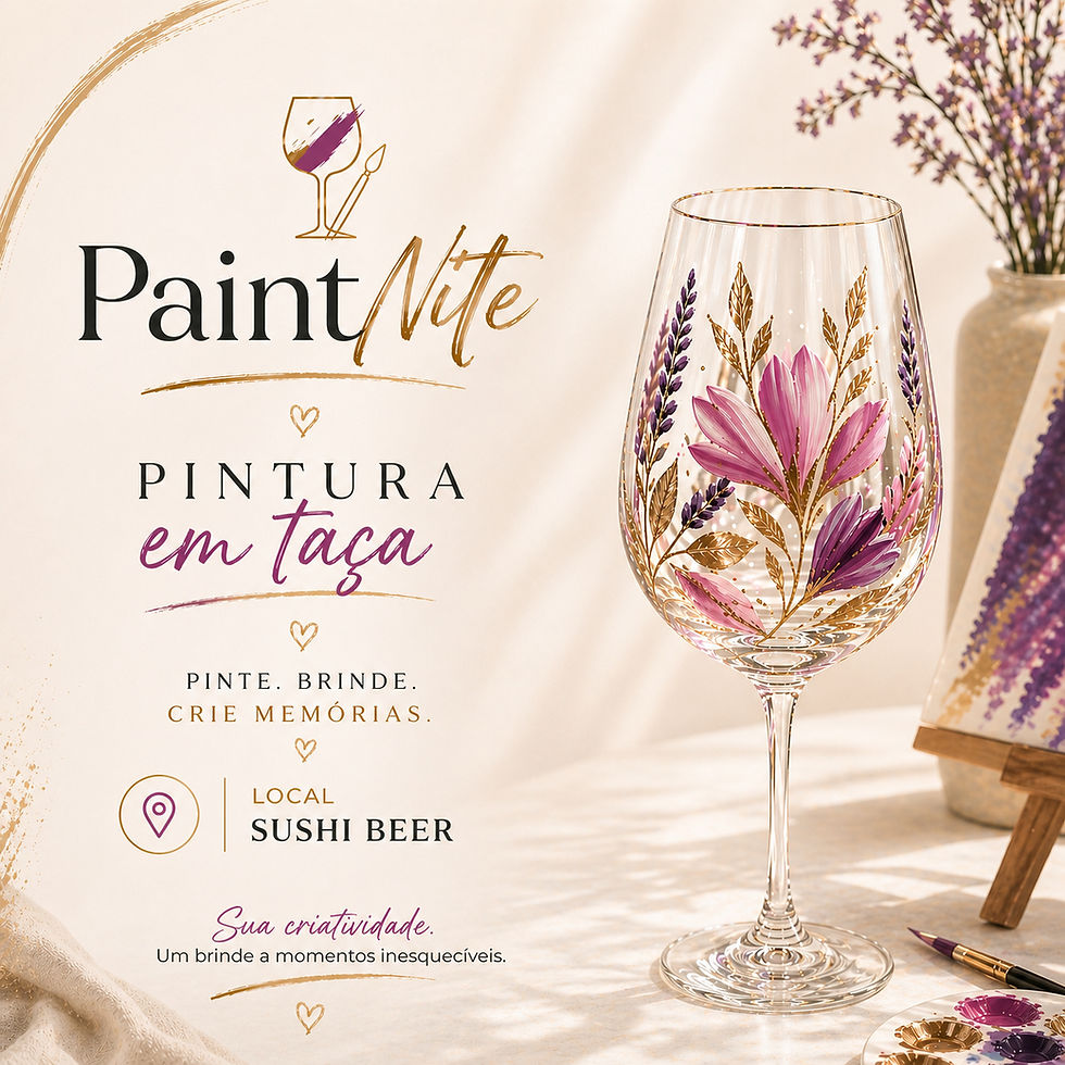 PaintNite & Sushi Beer - Campos, RJ