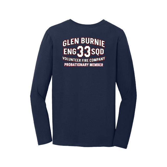 GB Gildan® Ultra Cotton® "PROBATIONARY MEMBER" Long Sleeve T-Shirt (DTG)