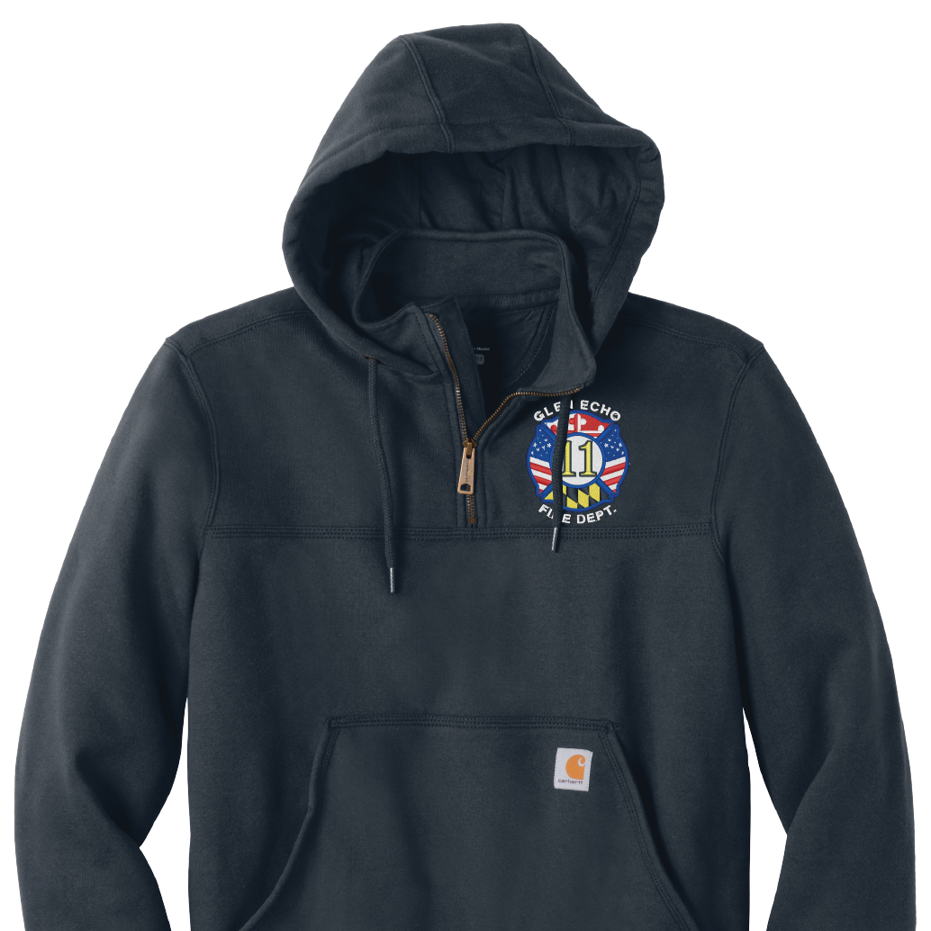 MoCo MinS Carhartt® Rain Defender® Heavyweight Hooded 1/4 Zip Sweatshirt (E)