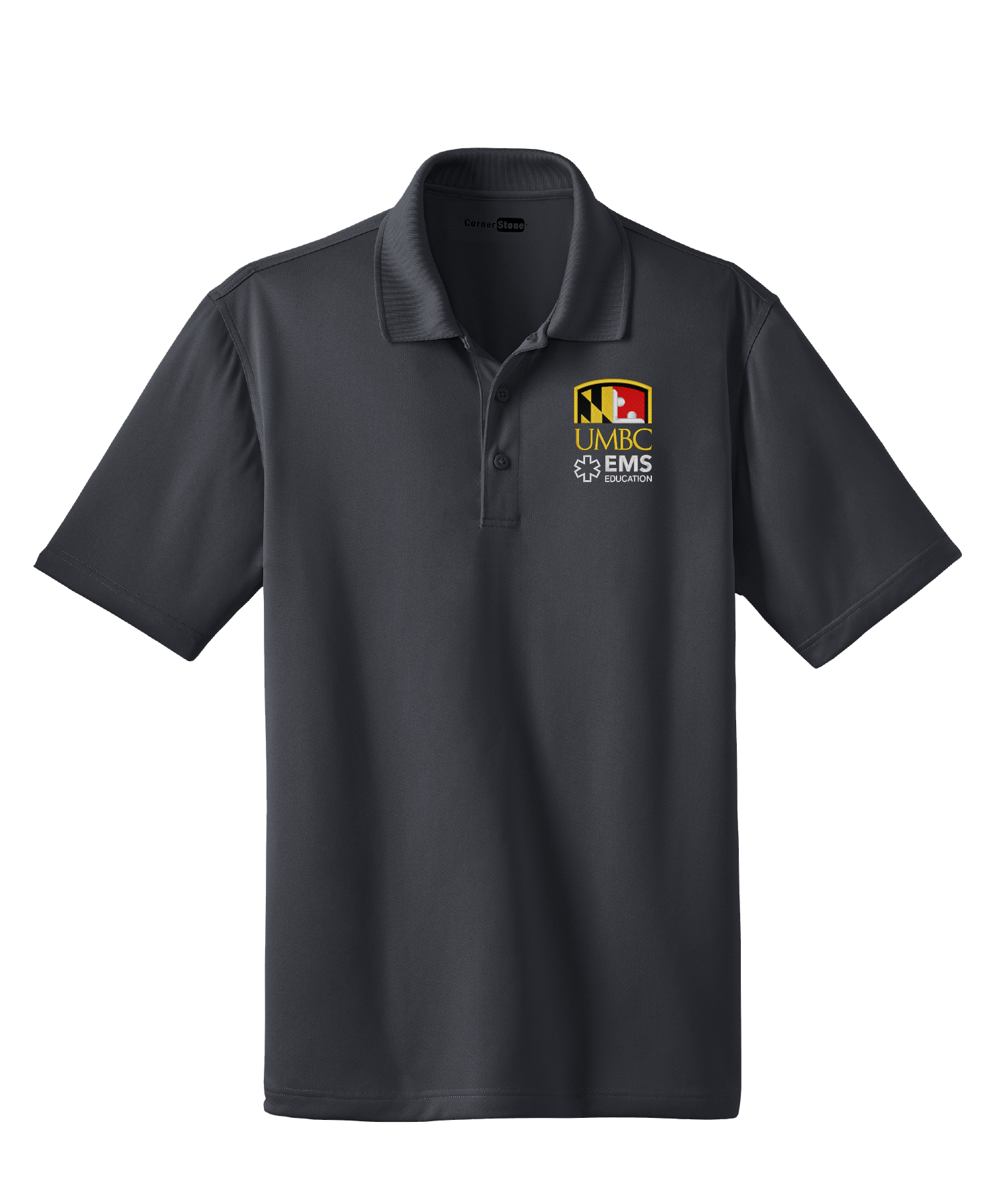 UMBC INSTRUCTOR CornerStone® SS Snag-Proof Non-Tactical Polo (E)