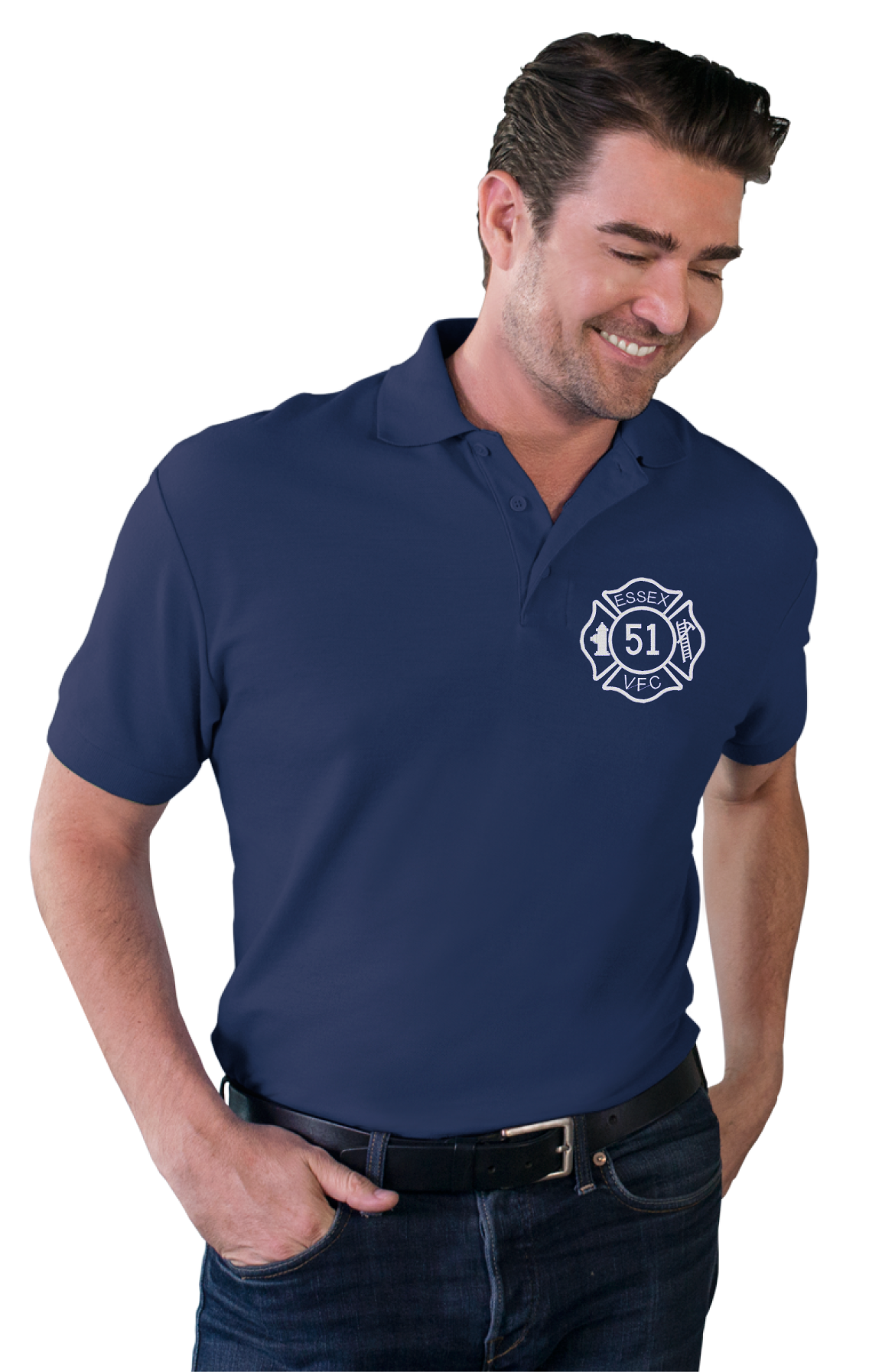Essex 51 Blue Generation Short Sleeve Polo (E)
