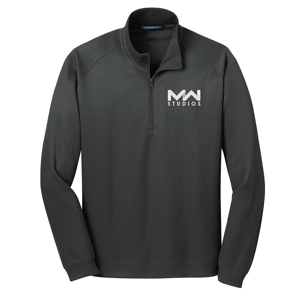 Thumbnail: MWS Port Authority Vertical Texture 1/4 Zip Pullover (E#2)