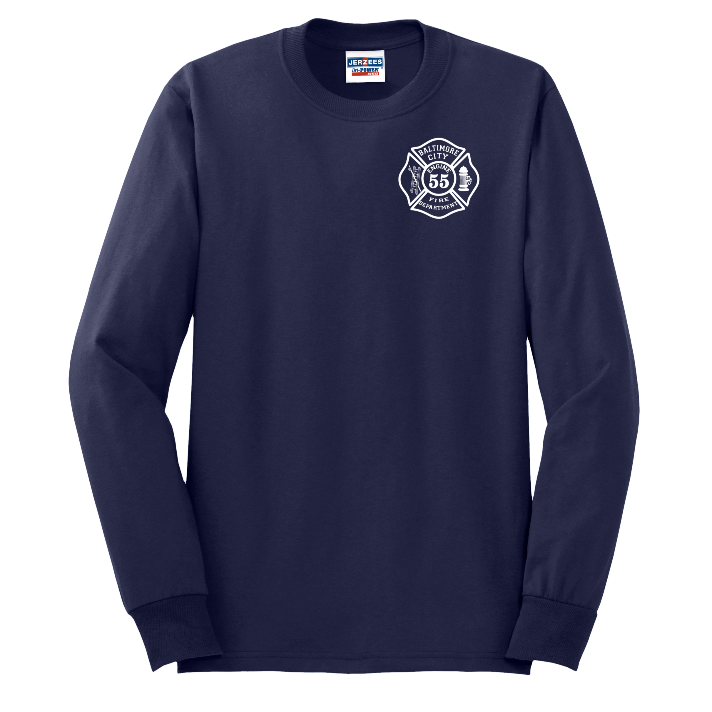 BCFD PT Jerzees® Dri-Power® 50/50 Cotton/Poly Long Sleeve T-Shirt (SP)