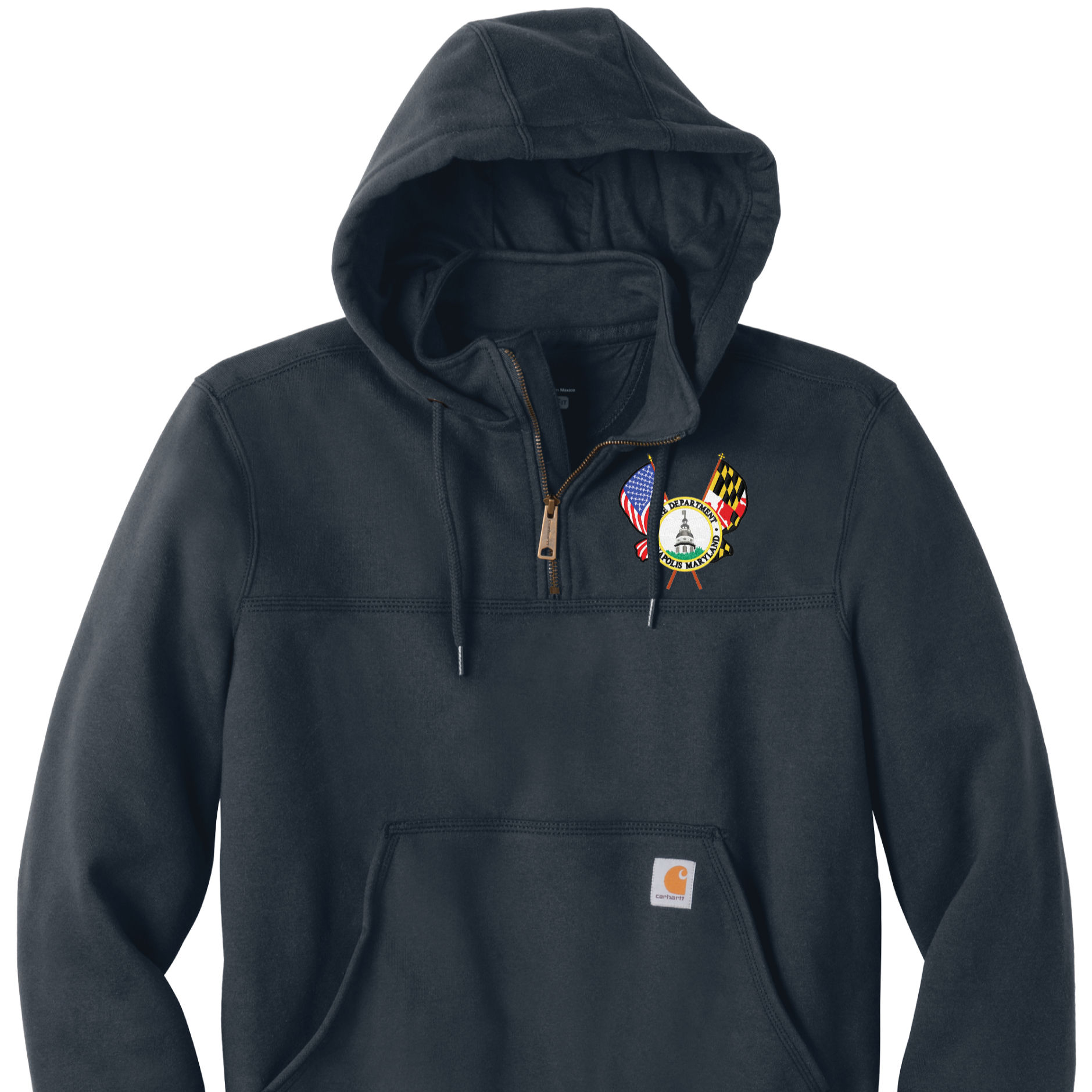 Annapolis Sta36 Carhartt 1/4 zip Hood (E)