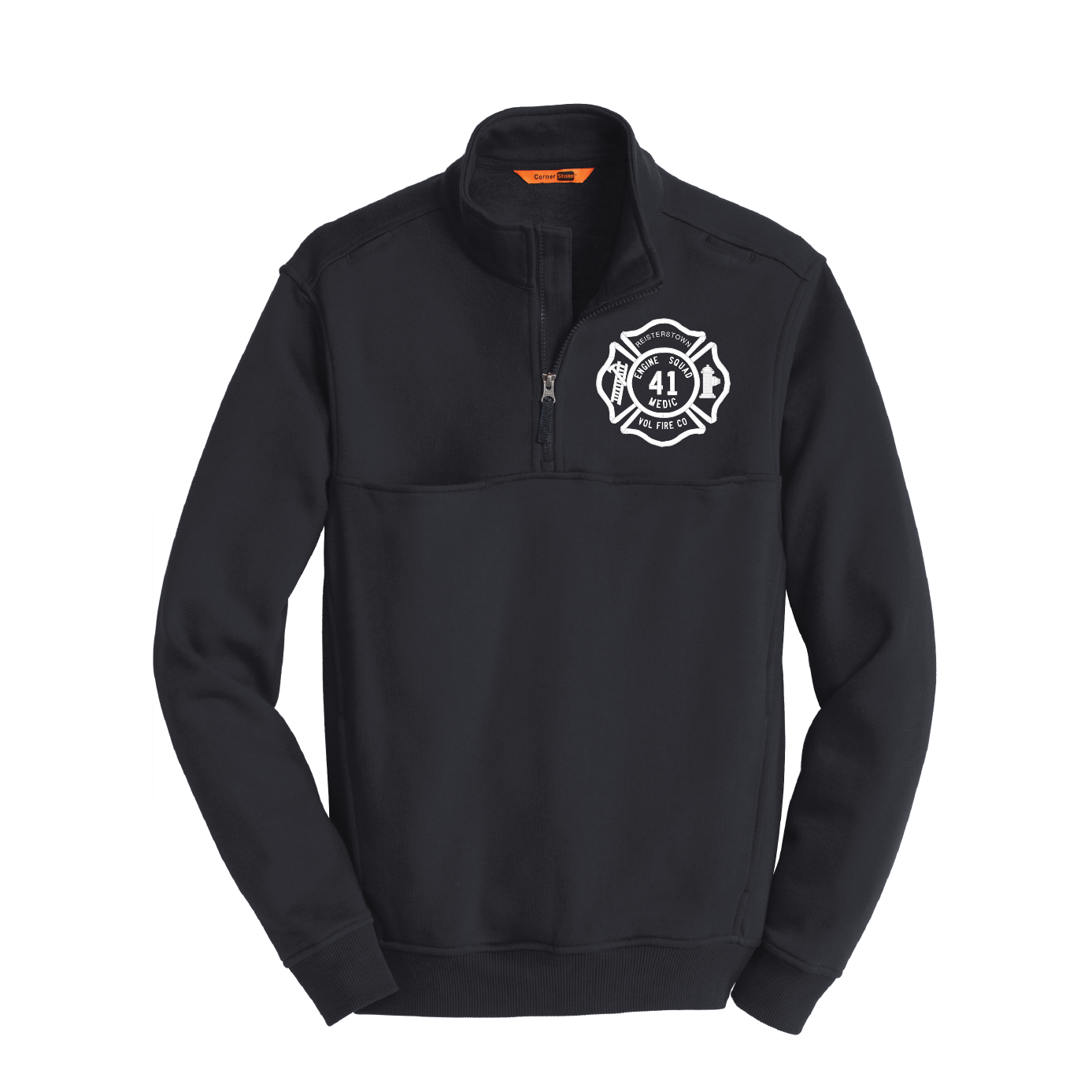 RVFC41 Cornerstone 1/4 Zip Job Shirt (E)