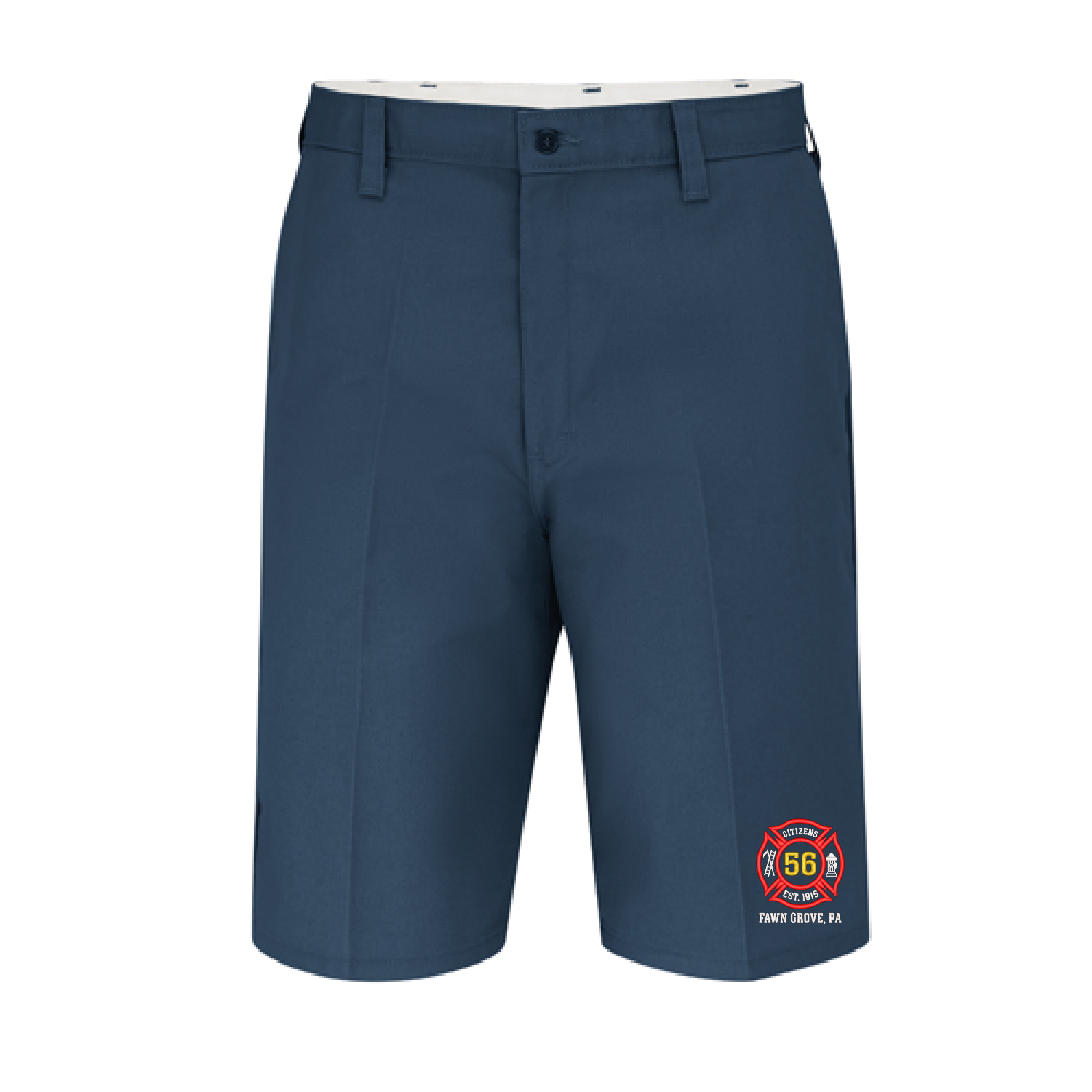 Citizens Red Kap Men's Plain Front 10" Shorts (E)