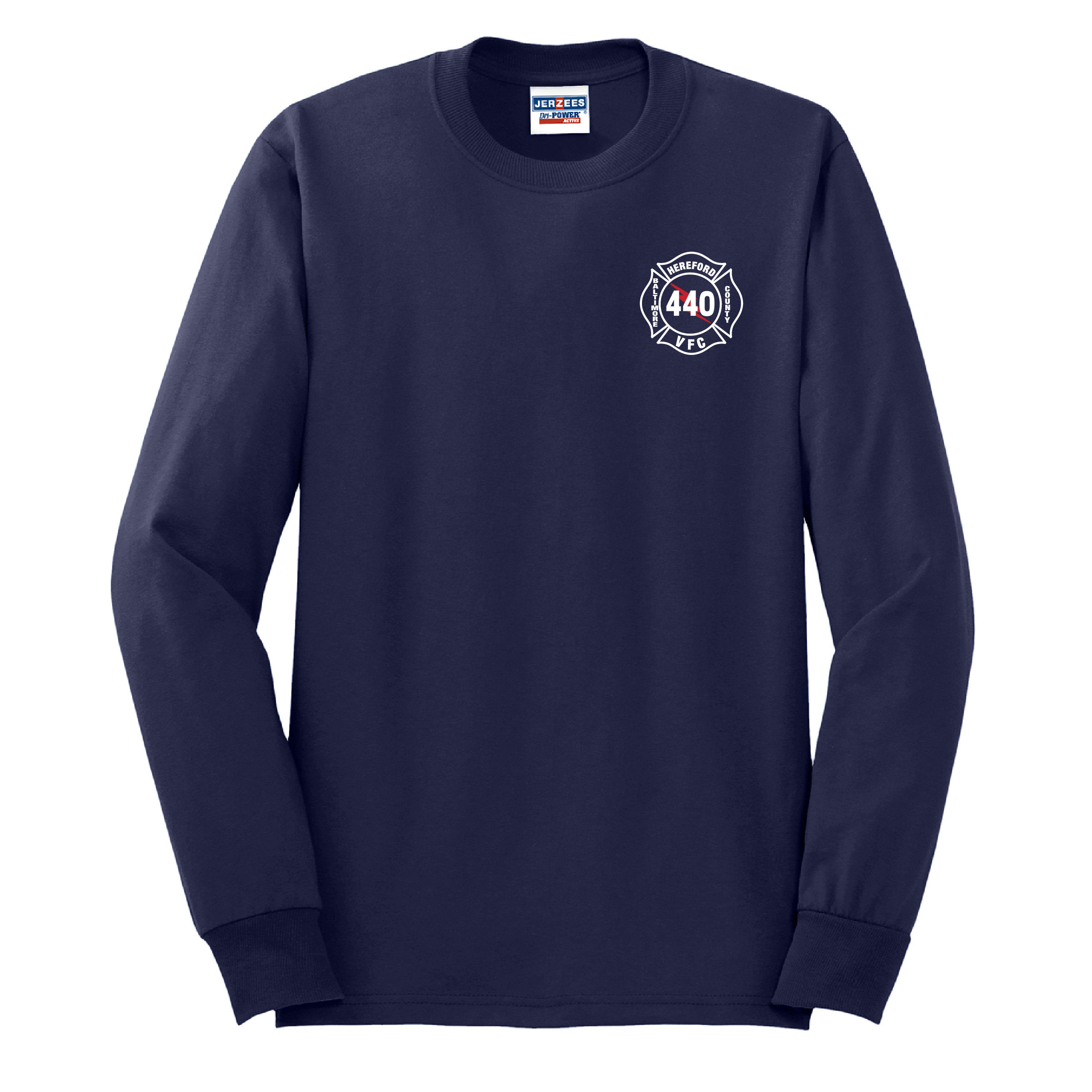 Hereford Fire Jerzees Long Sleeve T-Shirt (SP)