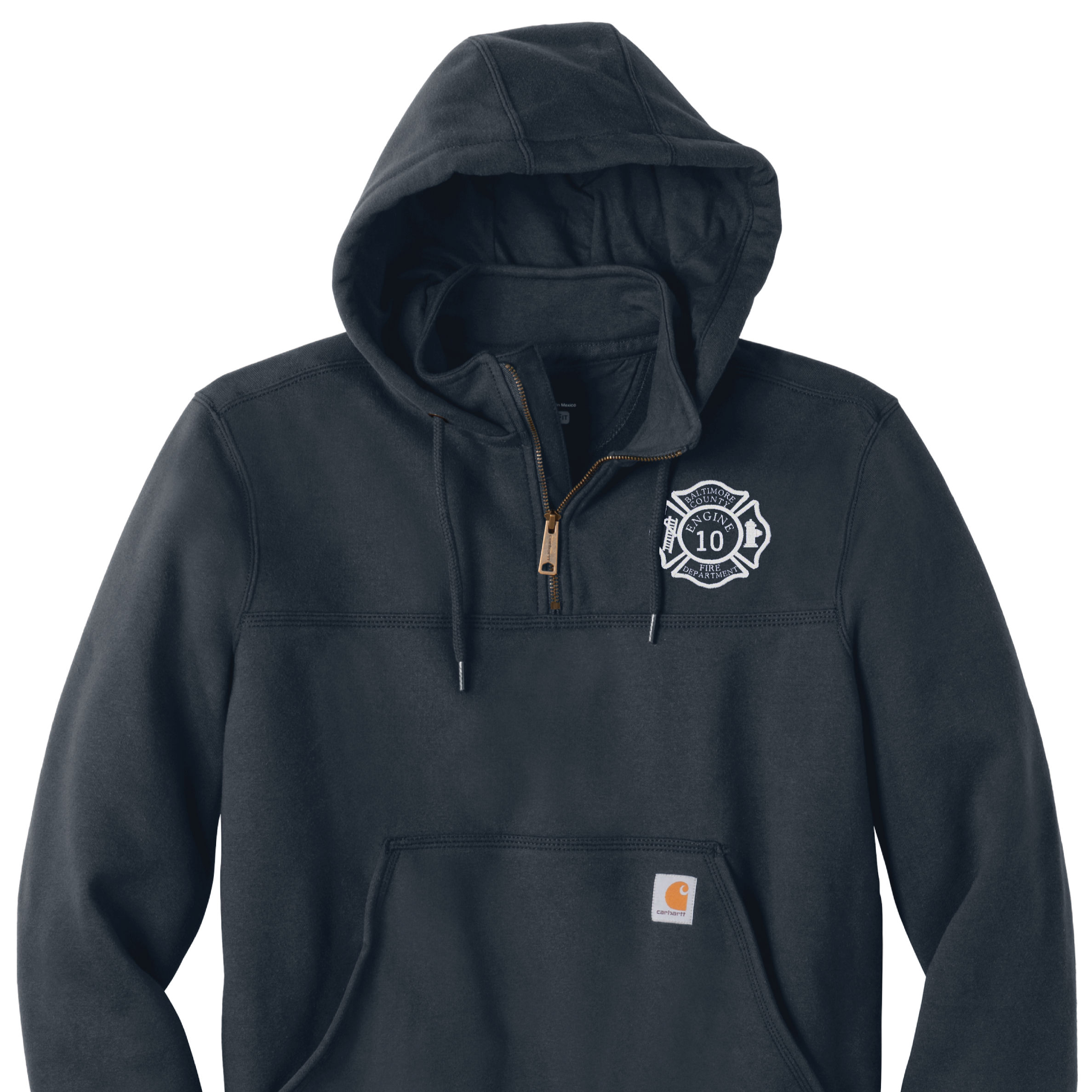 S10 BCoFD Carhartt® Rain Defender® Heavyweight Hooded Zip Job Shirt (E)