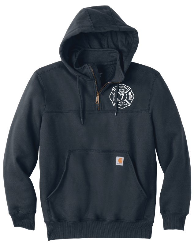 Thumbnail: EMS BCoFD Carhartt 1/4 zip Hoodie (E)