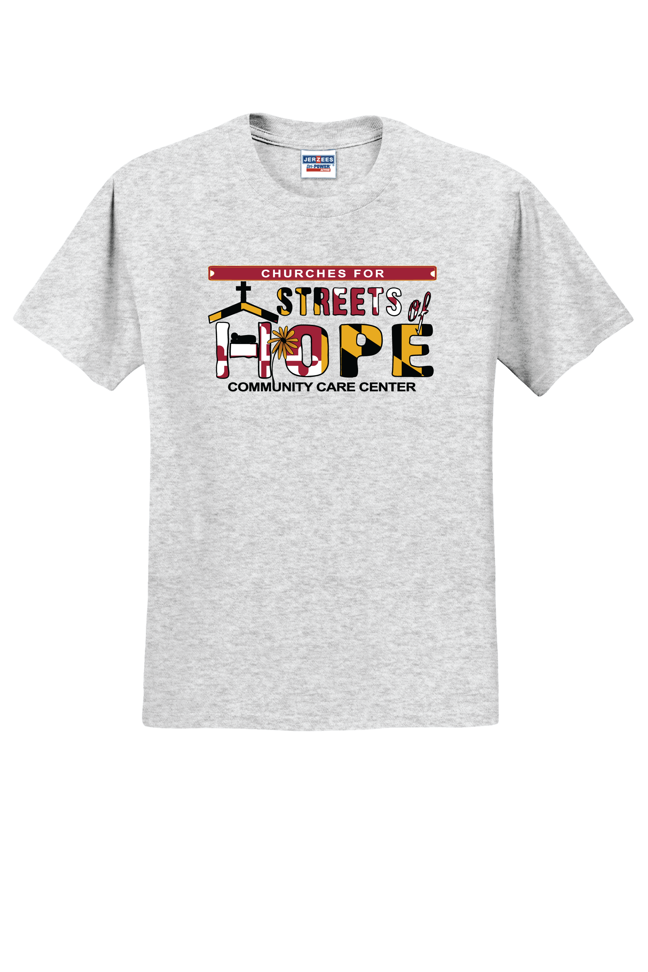 Streets of Hope Gildan Flag Shirt (DTG)
