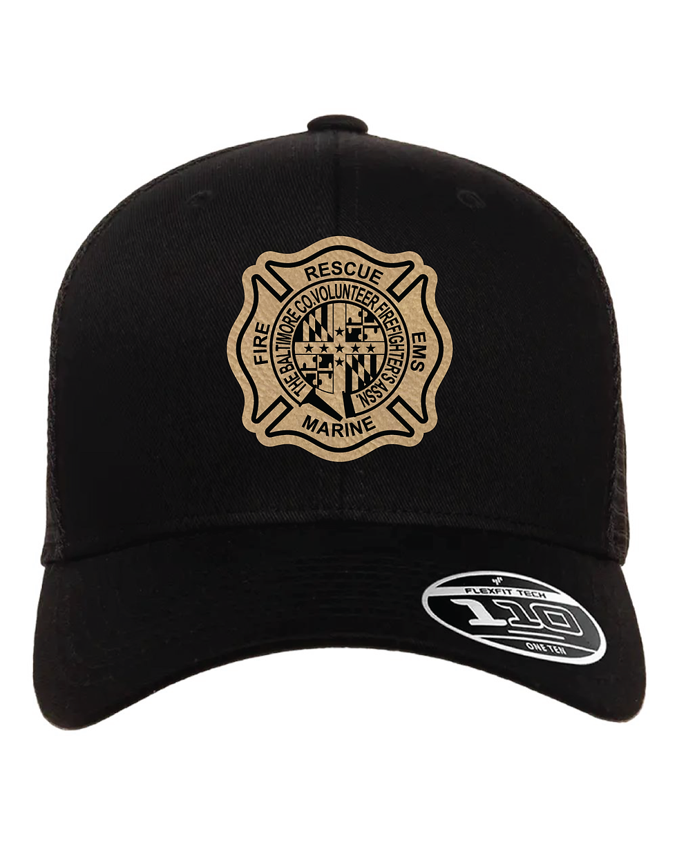 Thumbnail: G-BCVFA Leather Logo 110M  Snapback Hat (L)