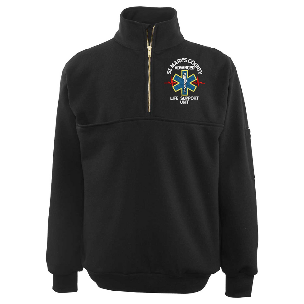 Thumbnail: SMALS Game 1/2-Zip Job Shirt  (E)
