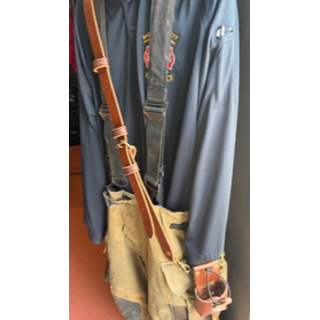 Uniform Corner Custom Leather Radio Strap with Holster and Sway Strap (FIL)