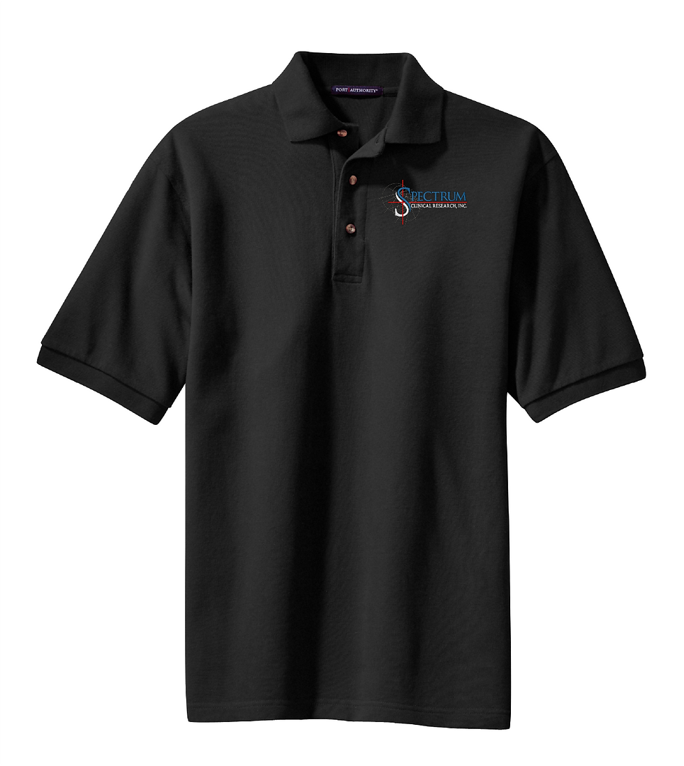 Thumbnail: SCR Port Authority® Heavyweight Cotton Pique Polo (E)