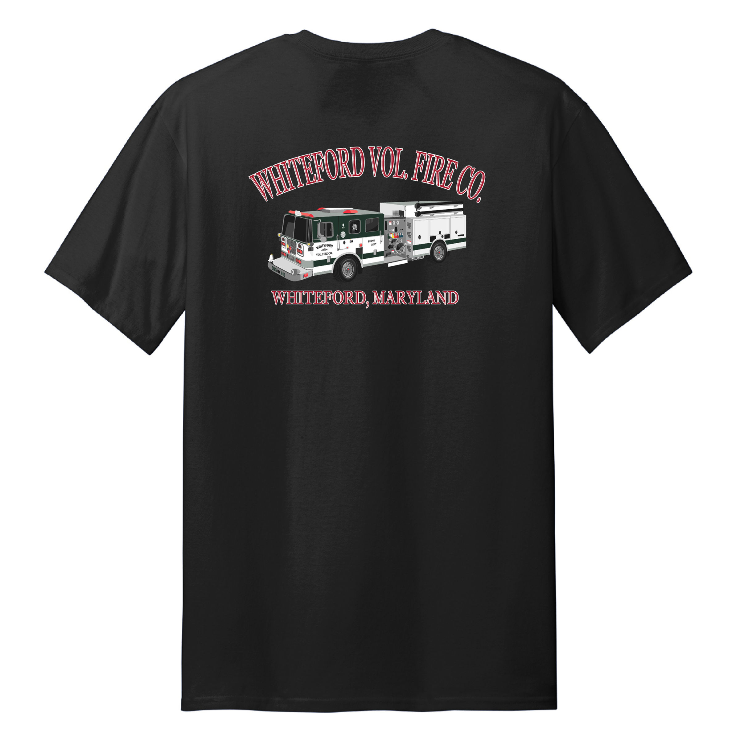 Whiteford Port & Company Long Sleeve T-Shirt (Engine Apparatus) (DTG)