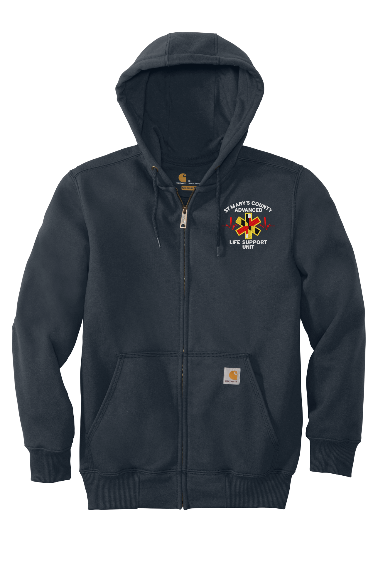 SMALS Carhartt Full-Zip Job Shirt with Hood (E)