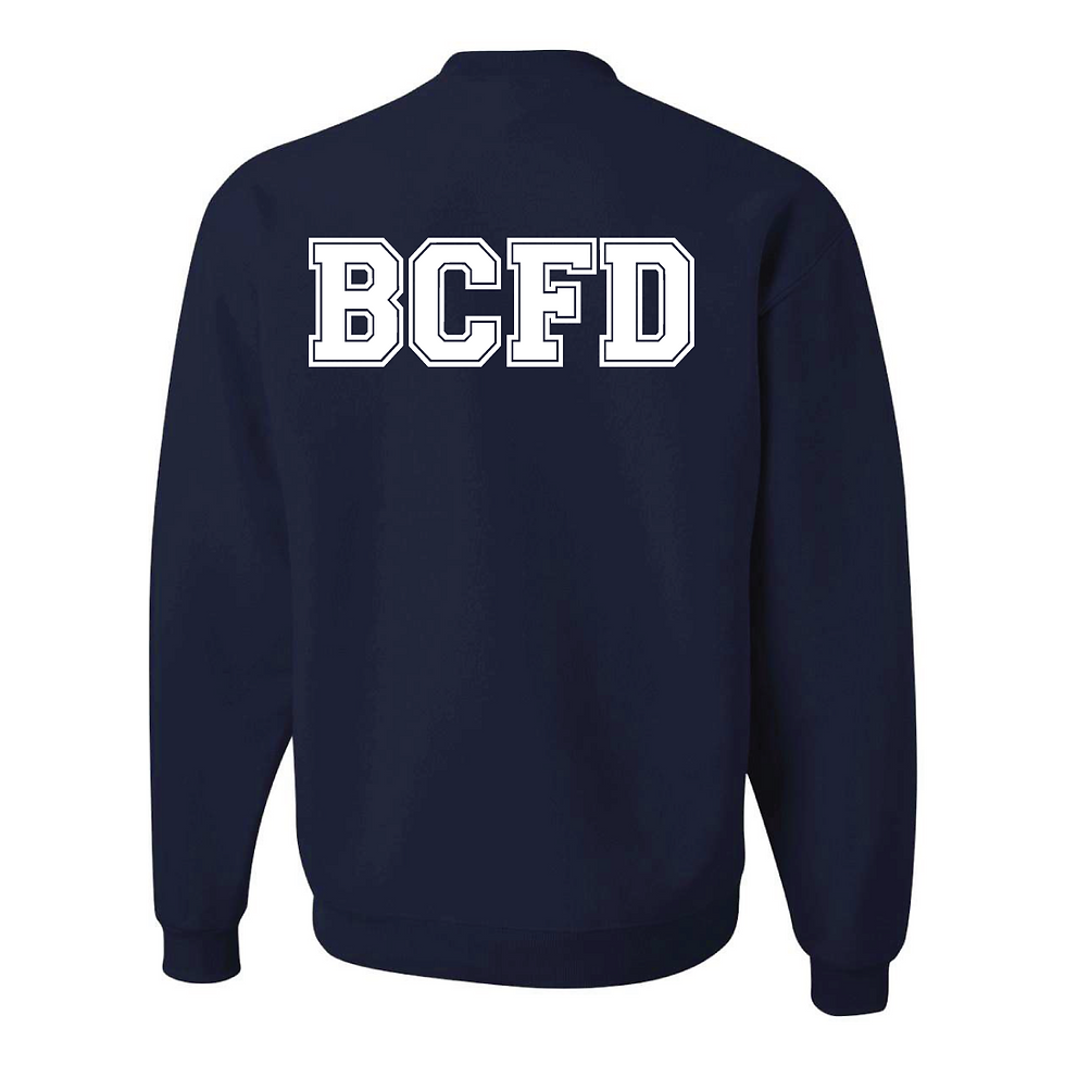 Thumbnail: BCFD Bayview Jerzees  Crewneck Sweatshirt (E/SP)