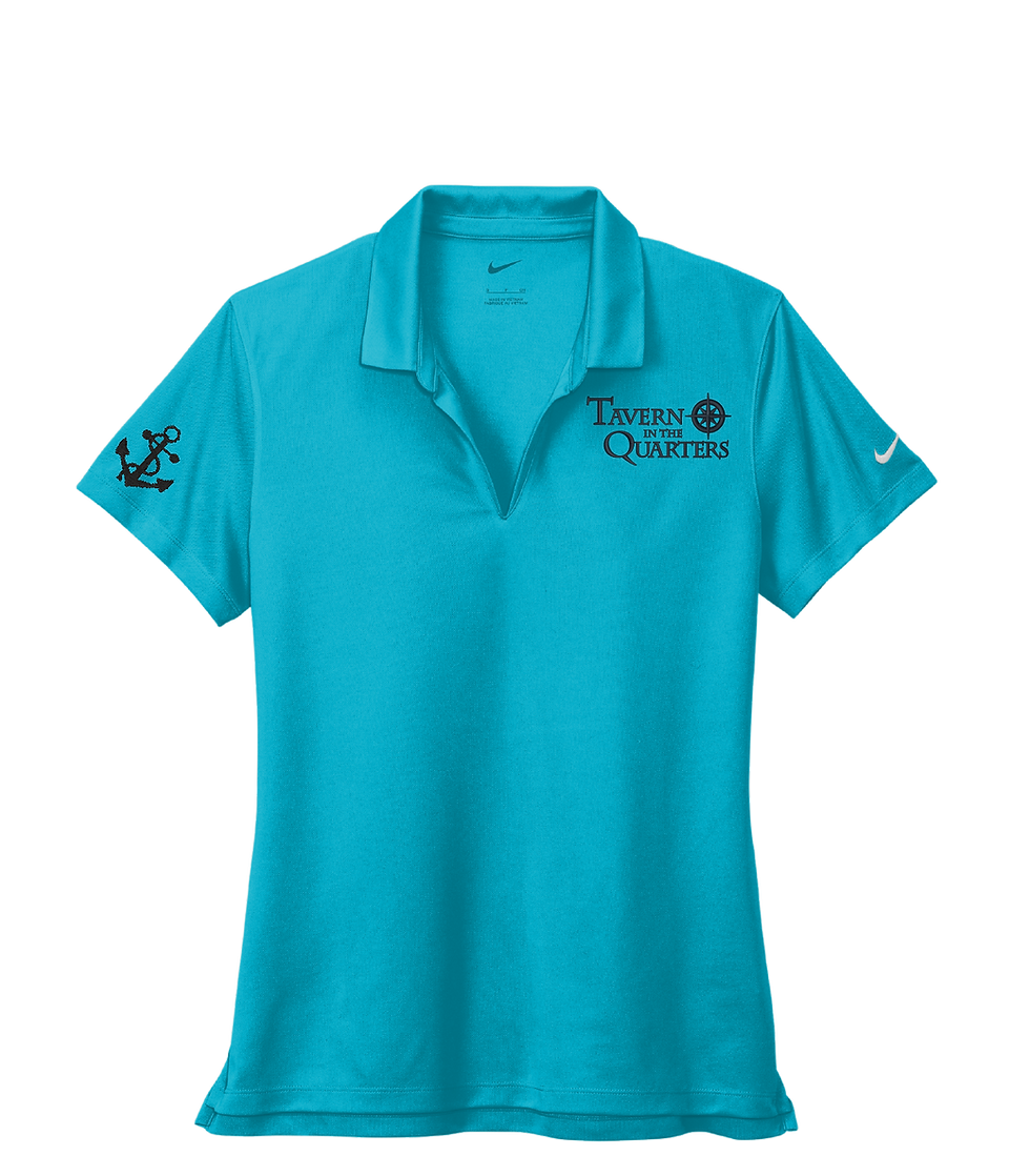 Thumbnail: TIQ Nike Women's Dri-FIT Micro Pique 2.0 Polo (E)