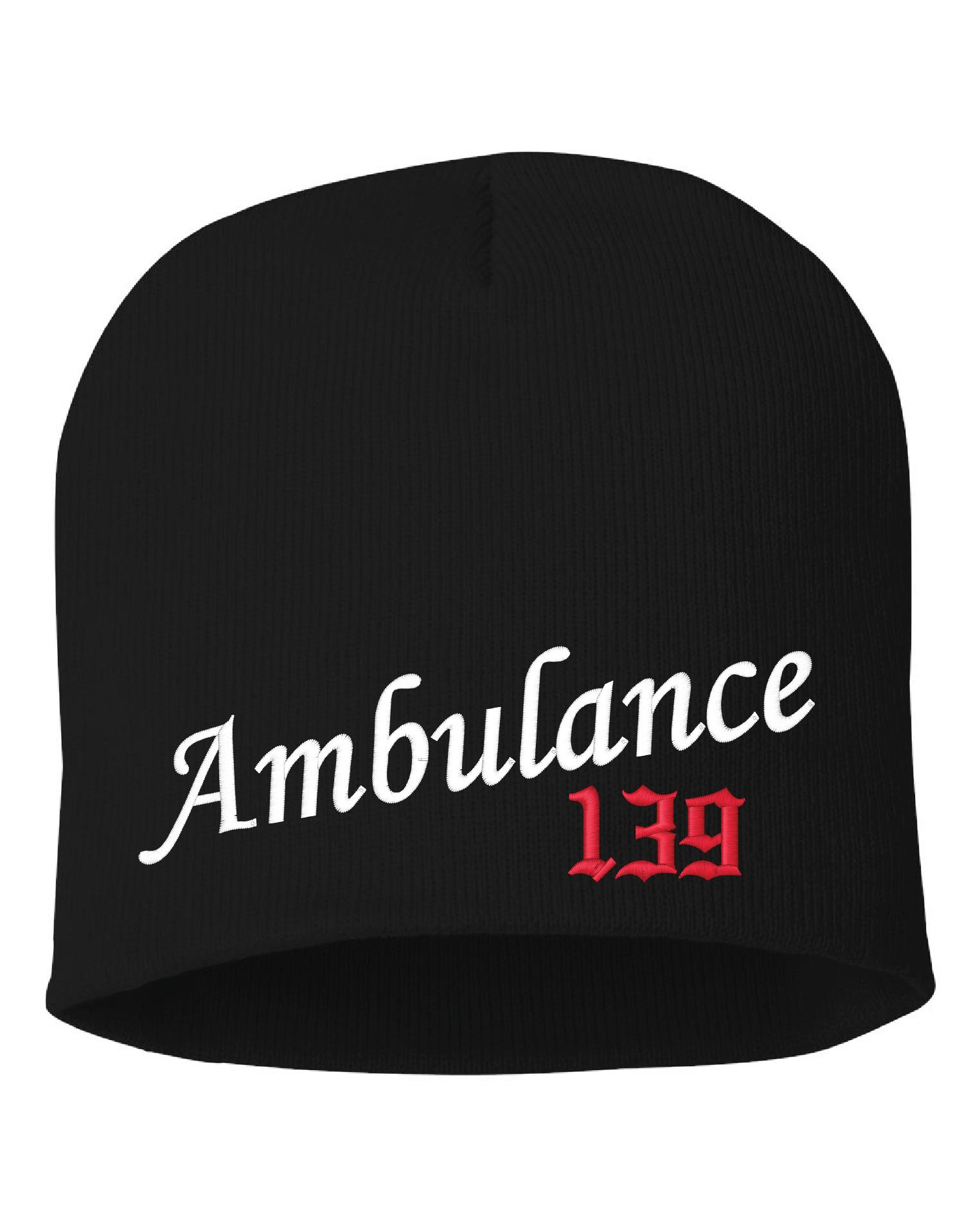 RB Ambulance 139 Skull Beanie (E)
