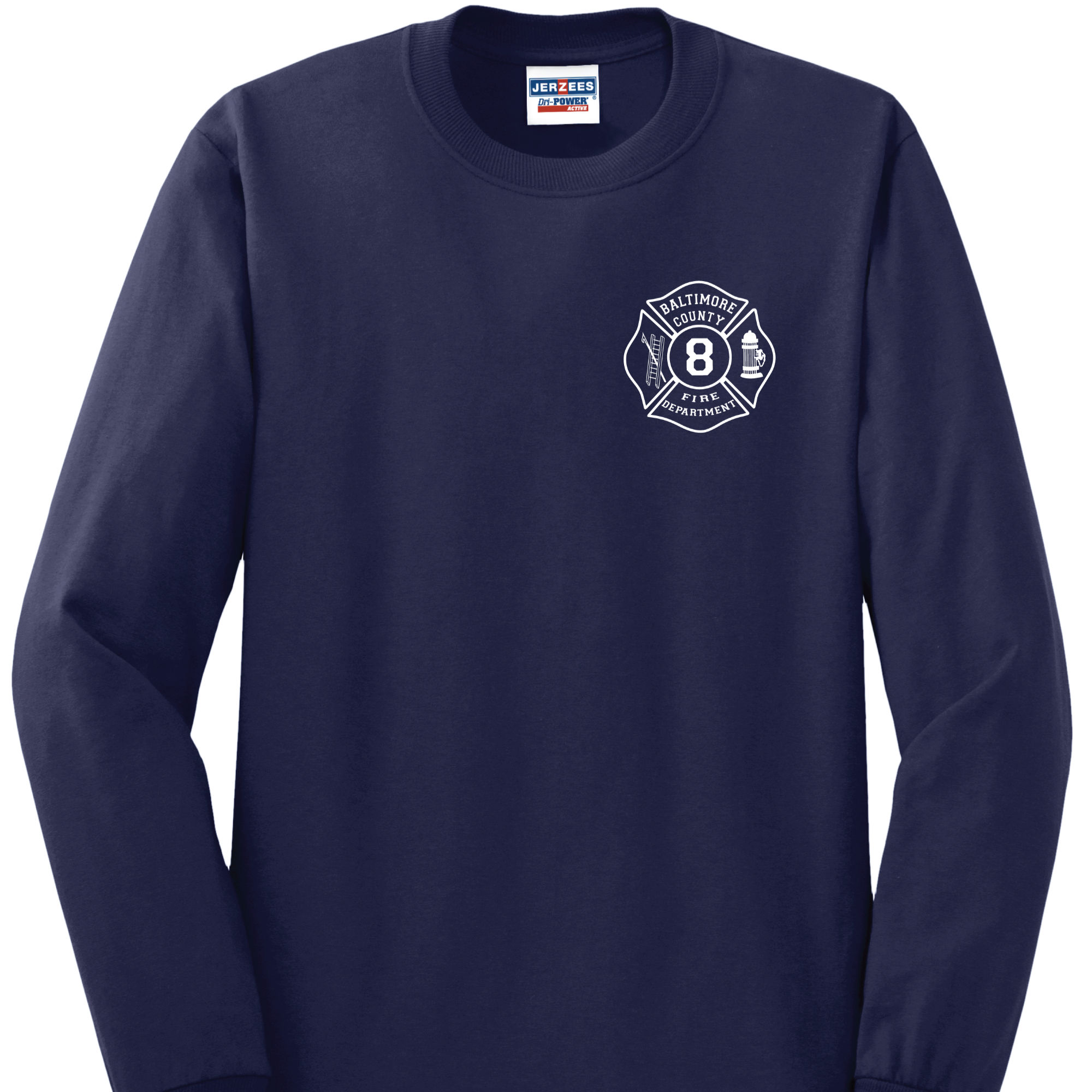 S8 BCoFD Jerzee Company Logo Long Sleeve T-Shirt (SP)