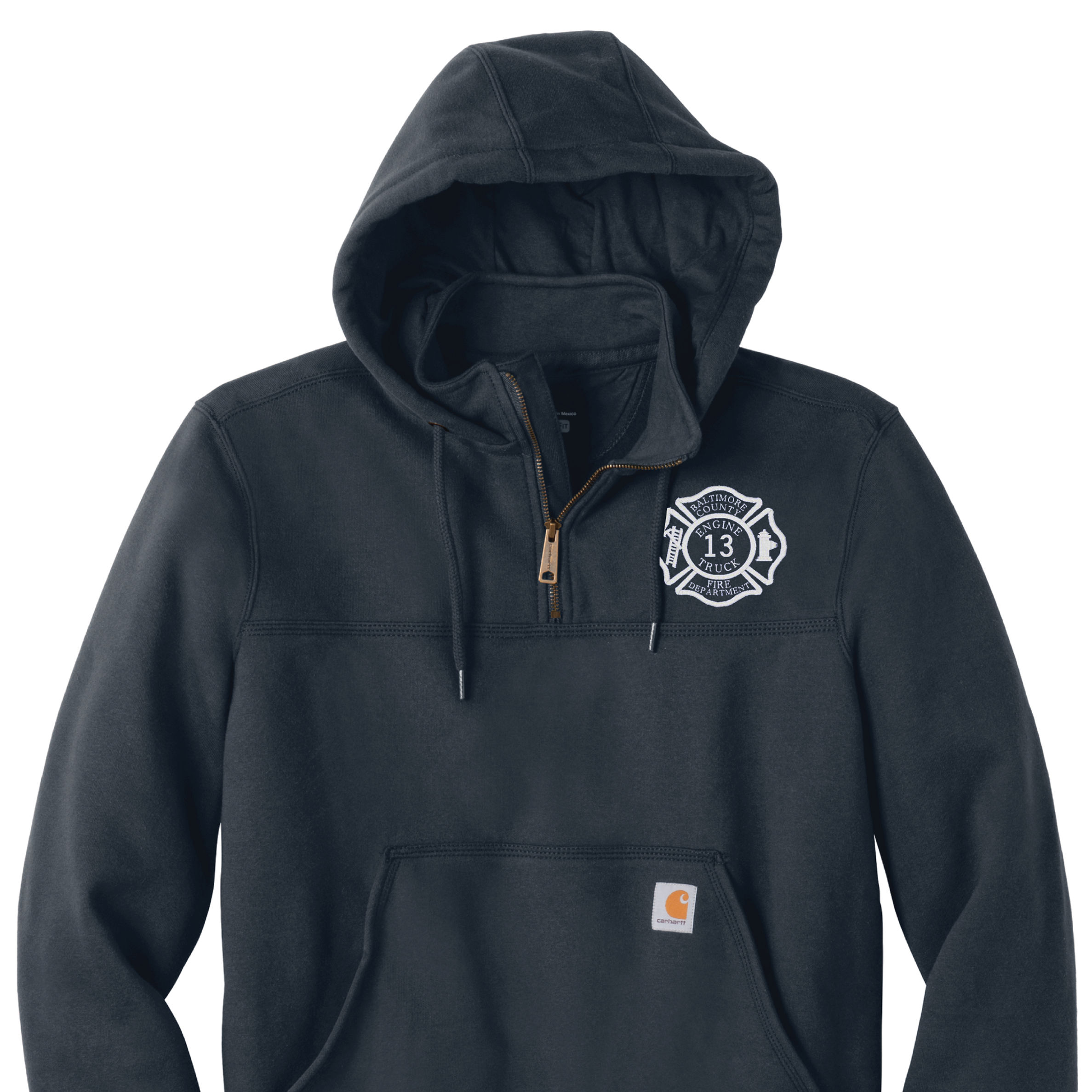 S13 BCoFD Carhartt® Rain Defender® Heavyweight Hooded Zip Job Shirt (E)