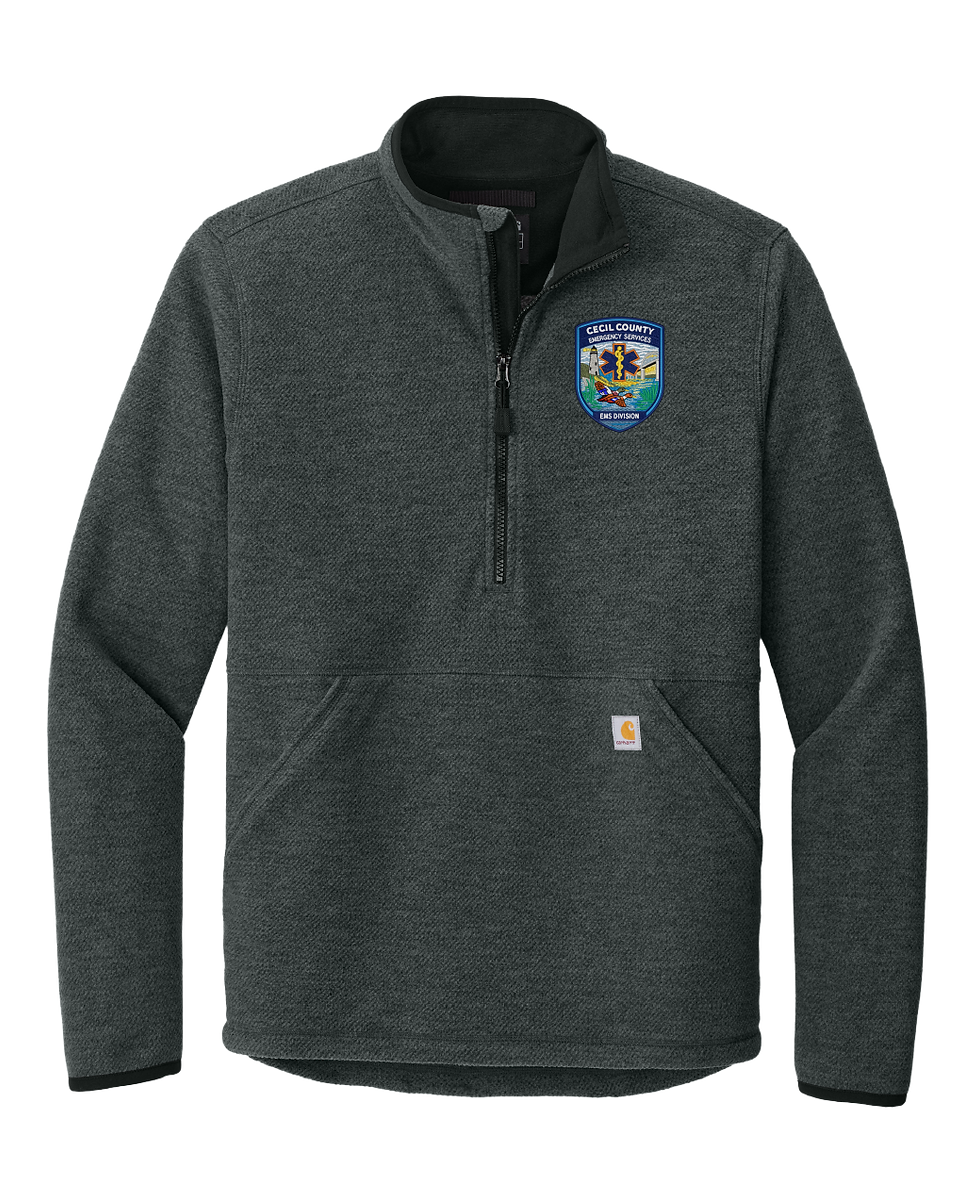Thumbnail: Cecil DES GREY Carhartt® Textured 1/2-Zip Fleece Jacket (E)