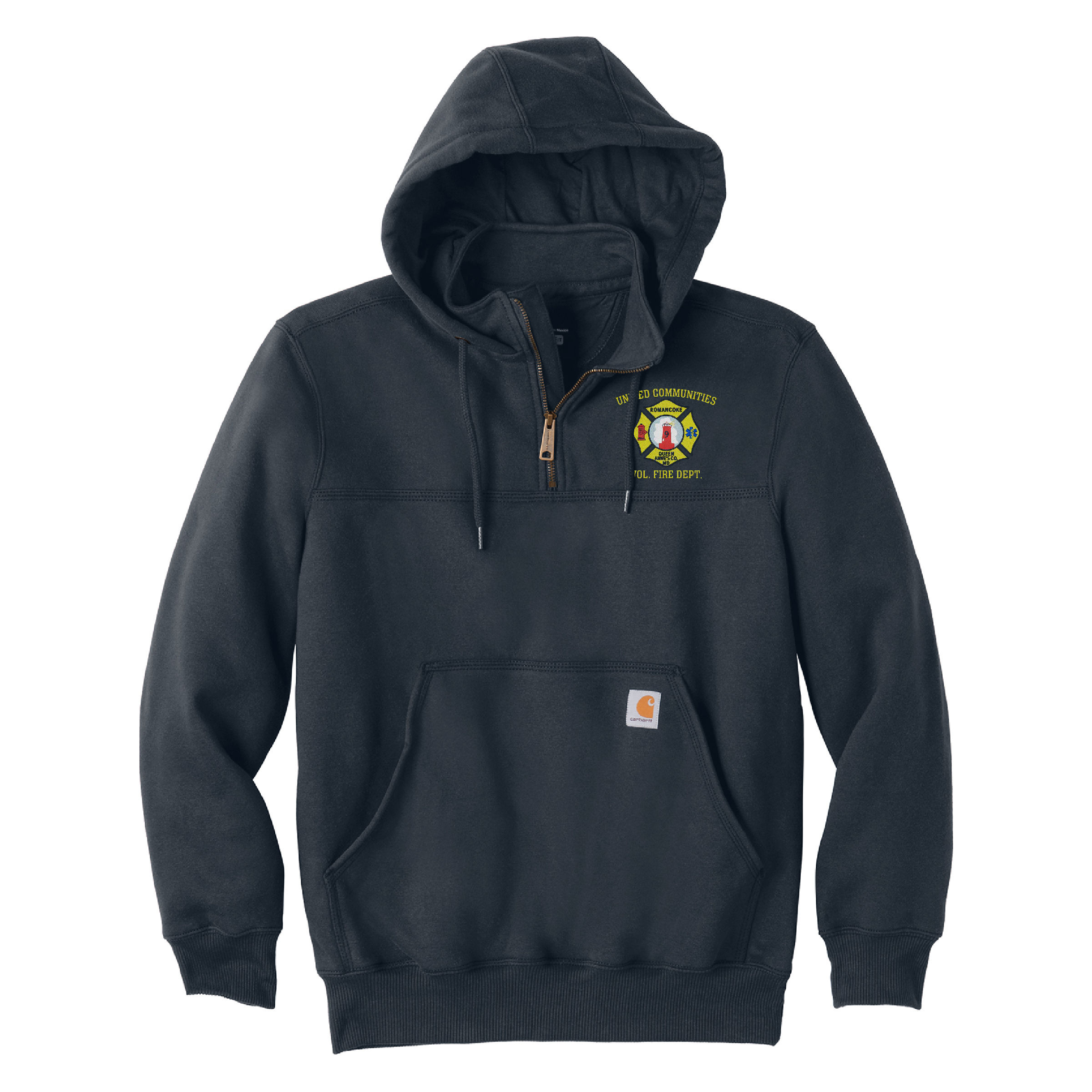 United Fire Co. Carhartt 1/4 Zip w/Hood (E)