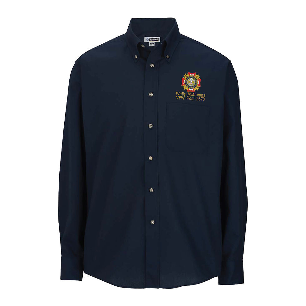 Thumbnail: Wells McComas Blue Generation Button Down Shirt (E)