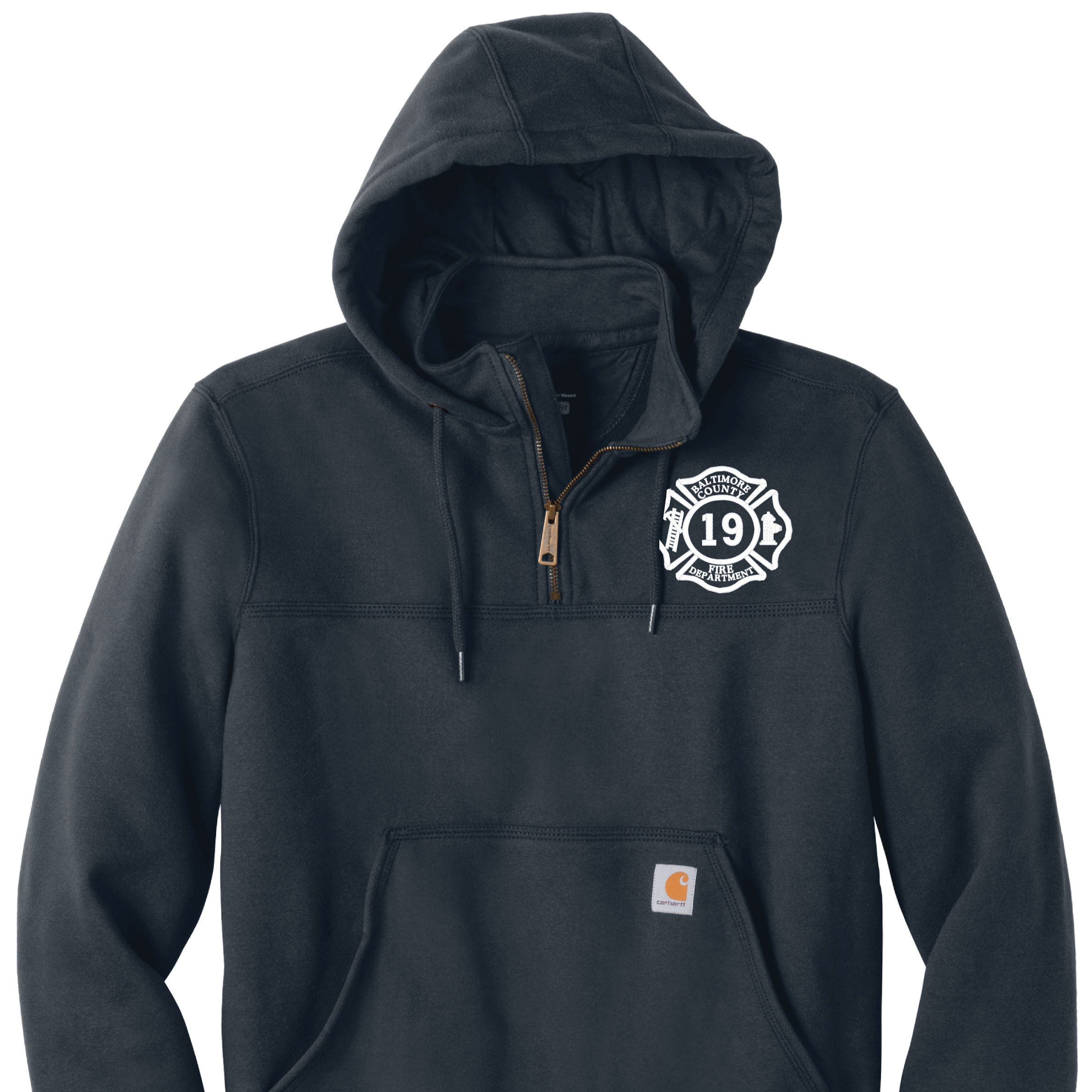 S19 BCoFD Carhartt® Rain Defender® Heavyweight Hooded Zip Job Shirt (E)