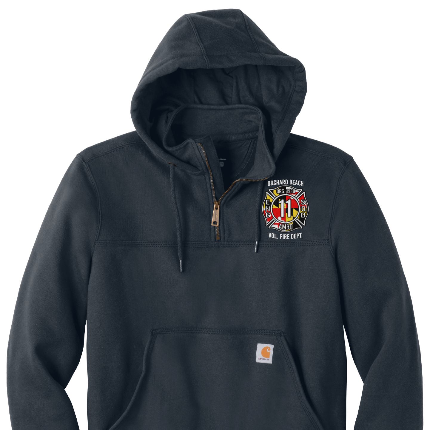 OB11 Carhartt Rain Defender 1/4 Zip w/Hood (E)